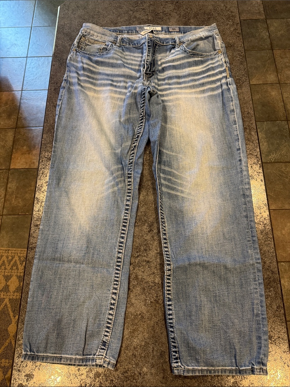 Men's BKE Light Blue Washed Jeans